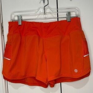 Athleta Orange Athletic Shorts